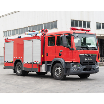 MAN 5T CAFS Tanque de espuma de agua Combate de incendios Vehículo especializado Buen precio China Fábrica
